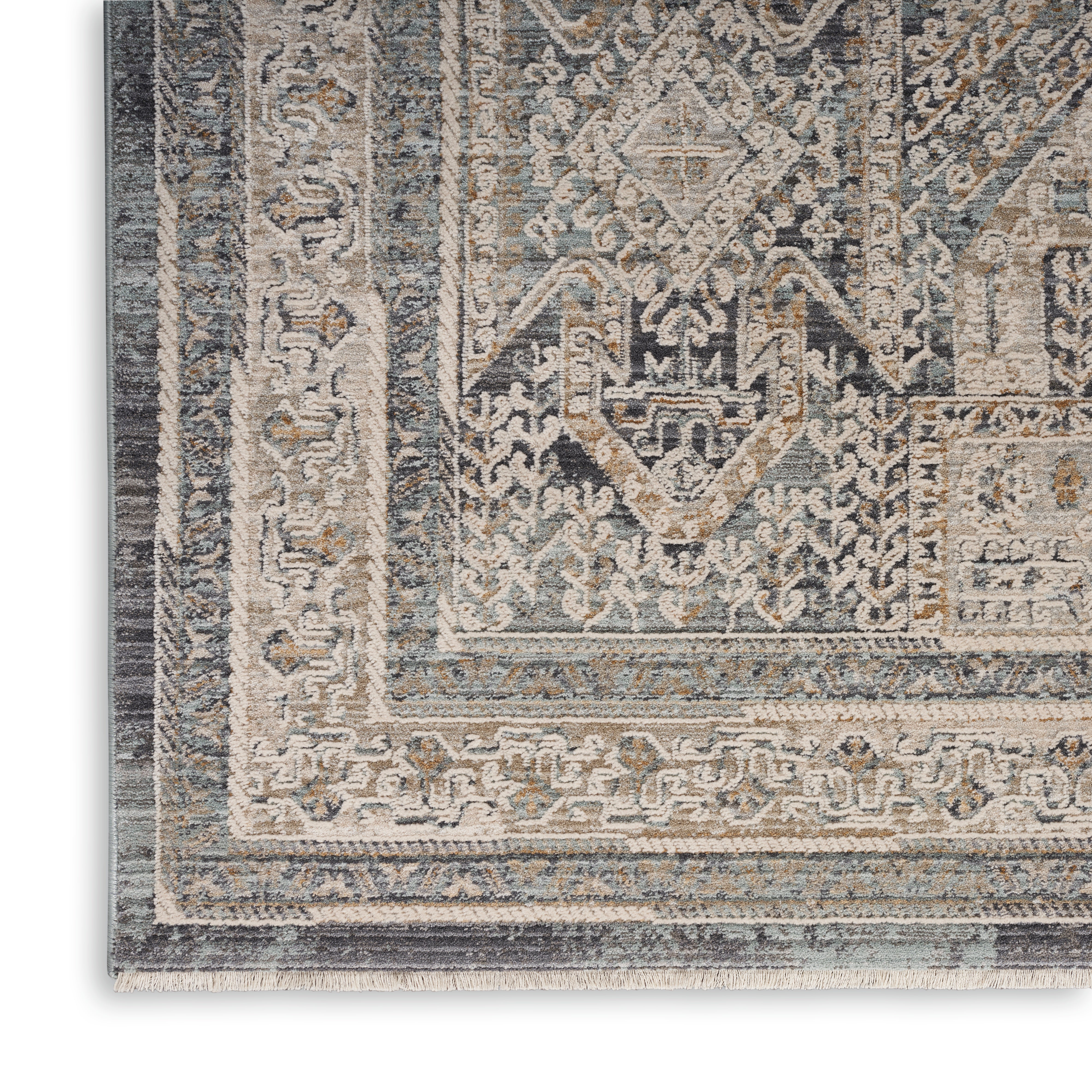 Nourison Lynx LNX01 Ivory Charcoal Rug